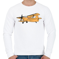 PRINTFASHION Repülő - Férfi pulóver - Fehér