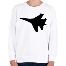 PRINTFASHION Repülő gép  - Gyerek pulóver - Fehér gyerek pulóver, kardigán