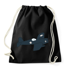 PRINTFASHION Repülő - Sportzsák, Tornazsák - Fekete tornazsák