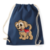 PRINTFASHION Rescue Puppy - Sportzsák, Tornazsák - Sötétkék