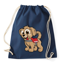 PRINTFASHION Rescue Puppy - Sportzsák, Tornazsák - Sötétkék tornazsák