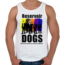 PRINTFASHION reservoir DOGS - Férfi atléta - Fehér atléta, trikó