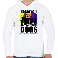 PRINTFASHION reservoir DOGS - Férfi kapucnis pulóver - Fehér férfi pulóver, kardigán