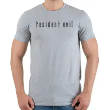 PRINTFASHION Resident Evil - black - Férfi póló - Sport szürke férfi póló