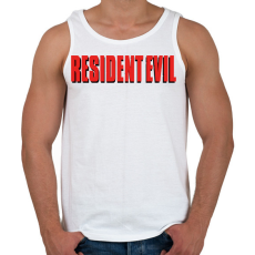 PRINTFASHION Resident Evil - Férfi atléta - Fehér