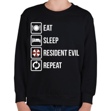 PRINTFASHION Resident Evil - Gyerek pulóver - Fekete