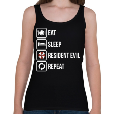 PRINTFASHION Resident Evil - Női atléta - Fekete női trikó