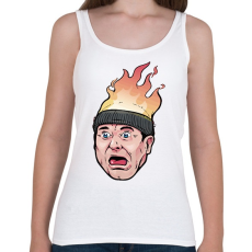 PRINTFASHION Reszkessetek betorok - Női atléta - Fehér