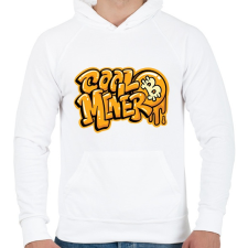 PRINTFASHION Réteg 1 - Férfi kapucnis pulóver - Fehér női pulóver, kardigán