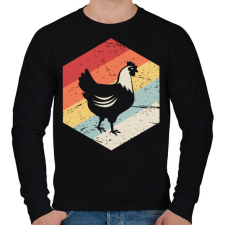 PRINTFASHION Retro csirke - Férfi pulóver - Fekete férfi pulóver, kardigán