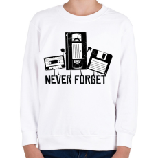 PRINTFASHION Retro cuccok - Gyerek pulóver - Fehér