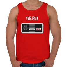 PRINTFASHION Retro gamer - Férfi atléta - Piros