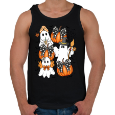 PRINTFASHION retro hallowen - Férfi atléta - Fekete atléta, trikó