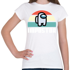PRINTFASHION Retro Impostor - Női póló - Fehér