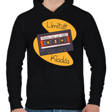 PRINTFASHION Retro mix vol 100 - Férfi kapucnis pulóver - Fekete női pulóver, kardigán