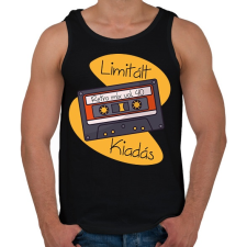 PRINTFASHION Retro mix vol 40 - Férfi atléta - Fekete atléta, trikó