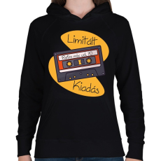 PRINTFASHION Retro mix vol 70 - Női kapucnis pulóver - Fekete
