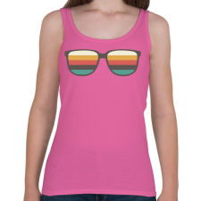 PRINTFASHION RETRO Napszemüveg - Női atléta - Rózsaszín női trikó
