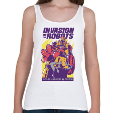 PRINTFASHION Retro sci-fi mozi - Női atléta - Fehér női trikó