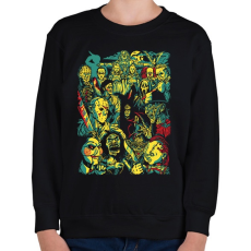 PRINTFASHION Reunion - Gyerek pulóver - Fekete