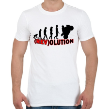PRINTFASHION revolution - Férfi póló - Fehér férfi póló