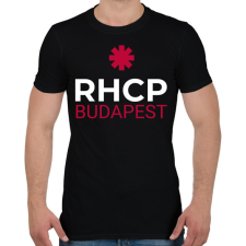 PRINTFASHION RHCP BUDAPEST 2 - Férfi póló - Fekete férfi póló