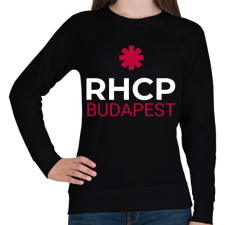 PRINTFASHION RHCP BUDAPEST 2 - Női pulóver - Fekete női pulóver, kardigán