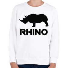 PRINTFASHION Rhino - Gyerek pulóver - Fehér gyerek póló