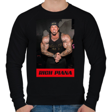 PRINTFASHION Rich Piana - Férfi pulóver - Fekete férfi pulóver, kardigán