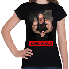 PRINTFASHION Rich Piana - Női póló - Fekete női póló