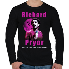 PRINTFASHION Richard Pryor Thanks for the memories - Férfi hosszú ujjú póló - Fekete