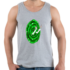 PRINTFASHION RickFck - Férfi atléta - Sport szürke atléta, trikó