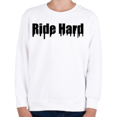 PRINTFASHION Ride Hard - Gyerek pulóver - Fehér