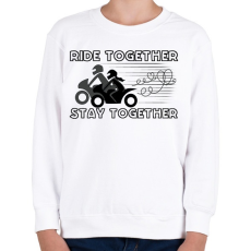 PRINTFASHION ridetogether - Gyerek pulóver - Fehér