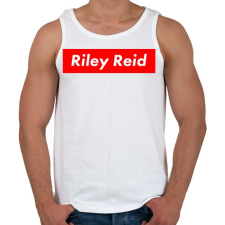 PRINTFASHION riley reid - Férfi atléta - Fehér atléta, trikó
