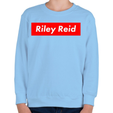 PRINTFASHION riley reid - Gyerek pulóver - Világoskék gyerek pulóver, kardigán