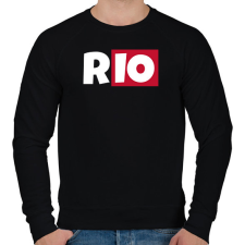 PRINTFASHION RIO - Férfi pulóver - Fekete férfi pulóver, kardigán