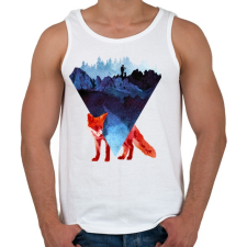 PRINTFASHION Risky road - Férfi atléta - Fehér atléta, trikó