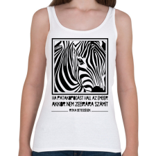 PRINTFASHION Ritka betegségek - Női atléta - Fehér női trikó