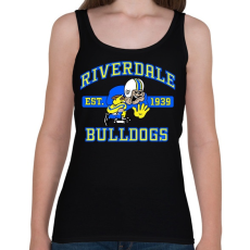PRINTFASHION Riverdale Bulldogs - Női atléta - Fekete