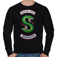 PRINTFASHION Riverdale - Férfi pulóver - Fekete