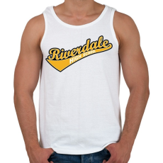 PRINTFASHION Riverdale logo - Férfi atléta - Fehér