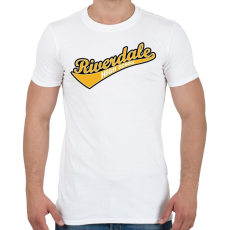 PRINTFASHION Riverdale logo - Férfi póló - Fehér