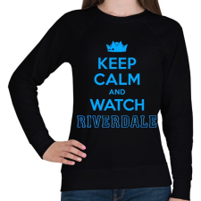 PRINTFASHION Riverdale - Női pulóver - Fekete női pulóver, kardigán