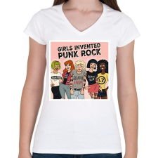 PRINTFASHION Riverdale - Női V-nyakú póló - Fehér női póló