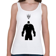PRINTFASHION Ríviai Geralt - Női atléta - Fehér női trikó