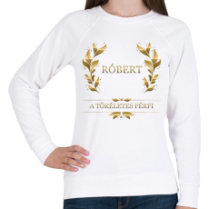 PRINTFASHION Róbert - Női pulóver - Fehér