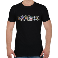 PRINTFASHION roblox - Férfi póló - Fekete férfi póló
