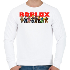PRINTFASHION Roblox - Férfi pulóver - Fehér férfi pulóver, kardigán