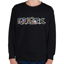 PRINTFASHION roblox - Gyerek pulóver - Fekete gyerek pulóver, kardigán